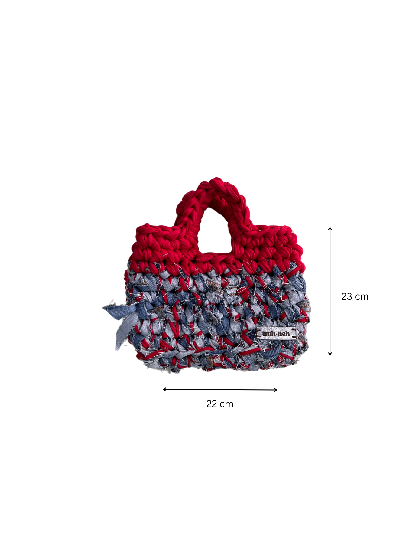 n005 midi in red denim